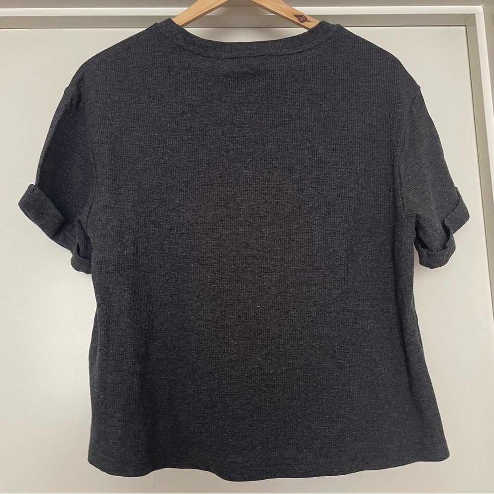 NWOT Sportsgirl Essential Tee - soft stretch ribbed - short sleeve with … - Picture 4 of 8